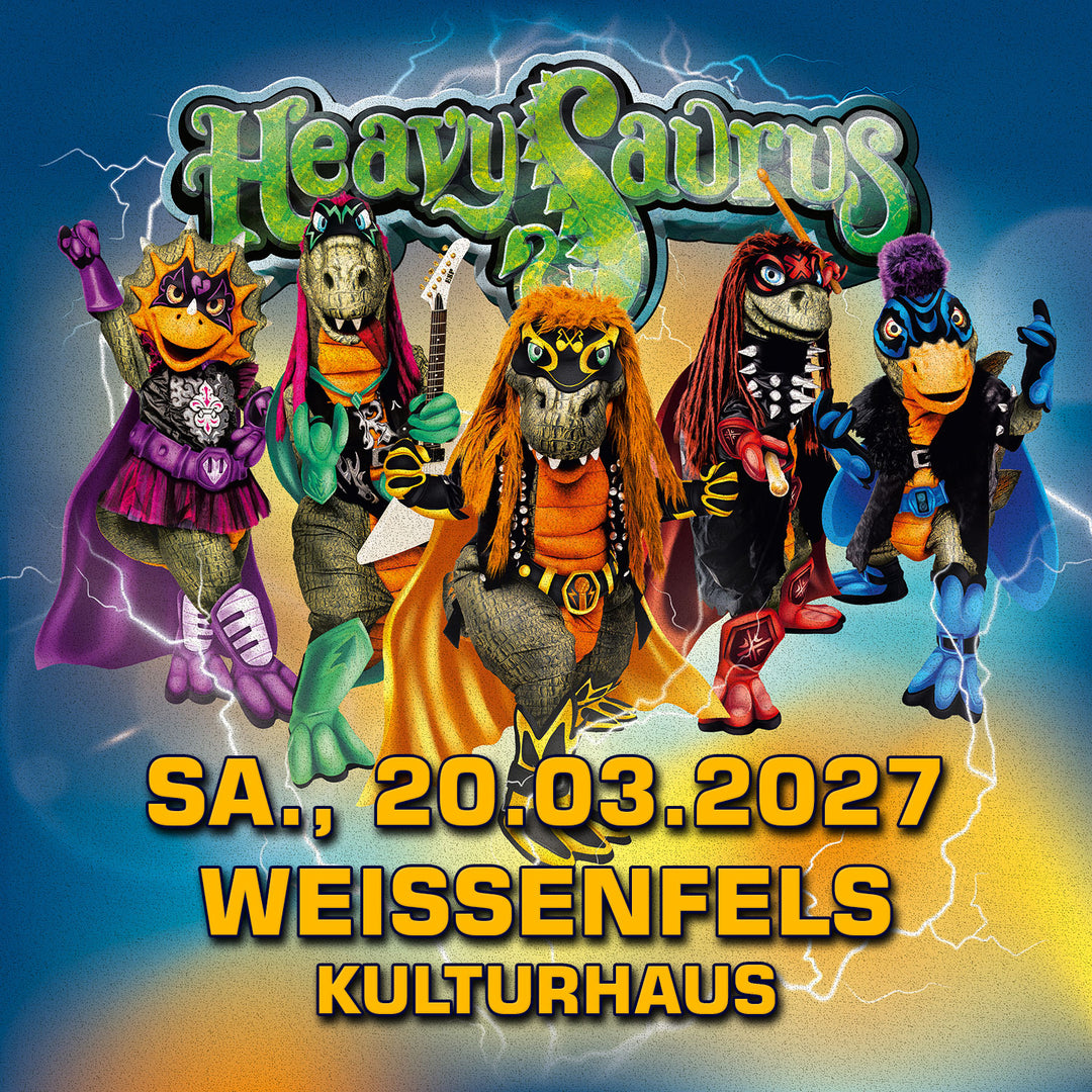 20.03.27 - Heavysaurus Konzert - Weißenfels - Stadthalle