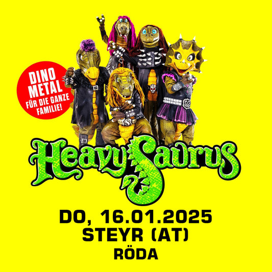 16.01.25 - Heavysaurus Konzert - Steyr (AT) - Röda