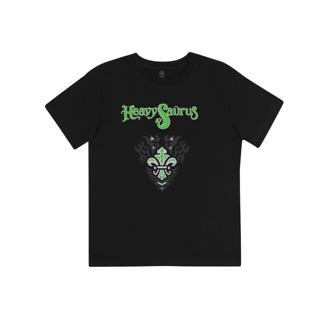 Grünes Milli T-Shirt für Kinder von Heavysaurus Shop, bequemes Baumwoll-T-Shirt mit fröhlichem Druck.