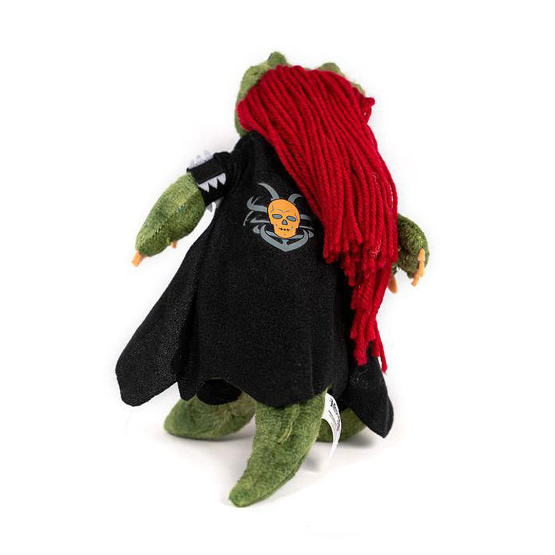 Weiches Stofftier Komppi Momppi als niedliches Accessoire, braunes Elefanten-Design, von Heavysaurus Shop.